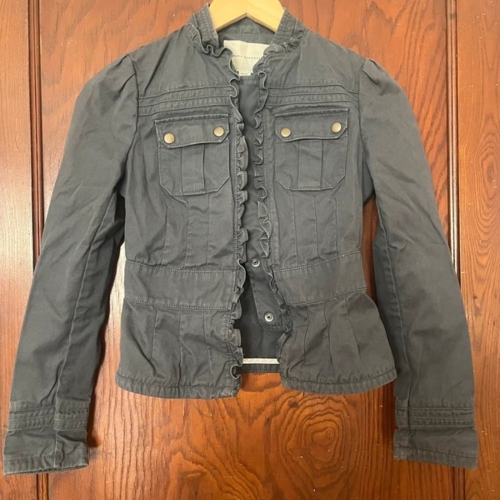 Banana Republic Charcoal Utility Jacket